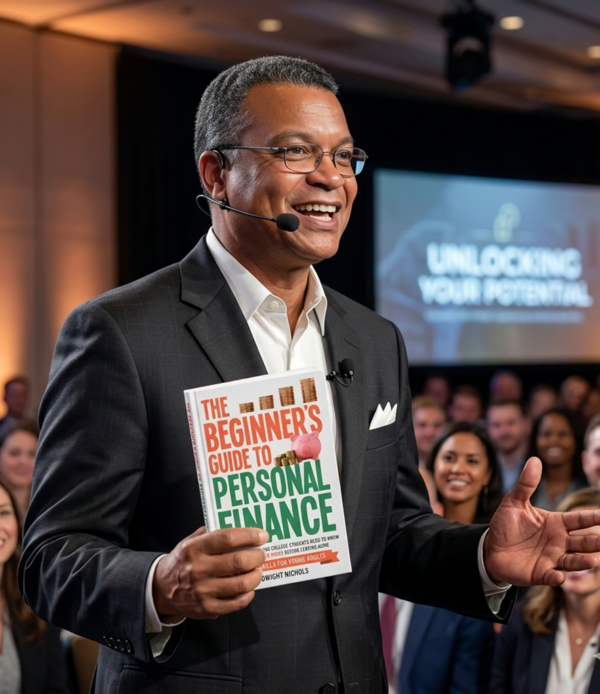 Dwight Nichols showcasing finance knowledge